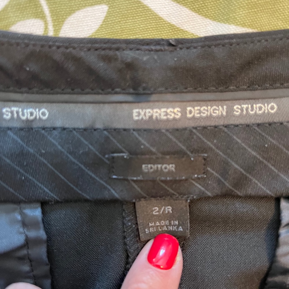 Express Editor Boot-Cut/Flare Work Trouser - image 6